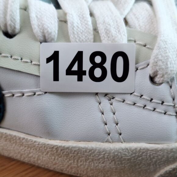 Nike Blazer \'77 Jumbo Low Men\'s 9 Sneakers White Teal Leather DN2158-101 Summit main image 4
